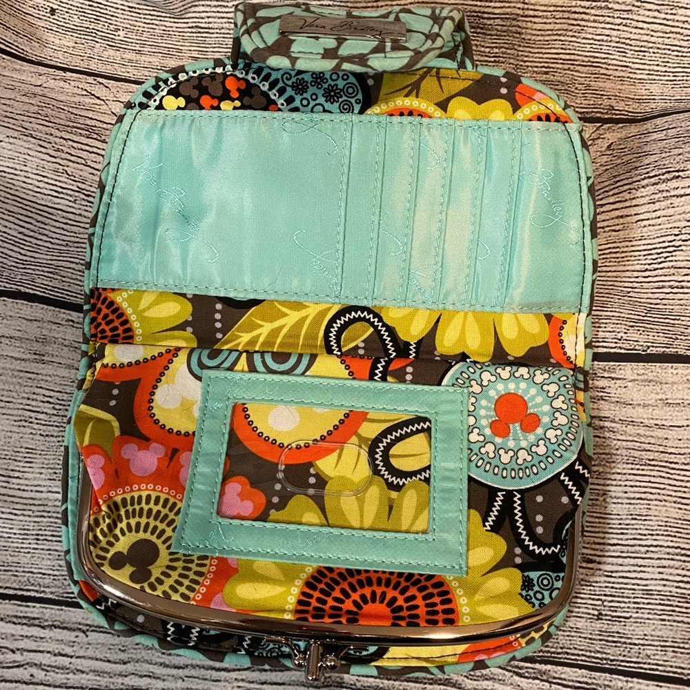 Disney Vera Bradley Large Wallet in Mickey’s Perfect Petals